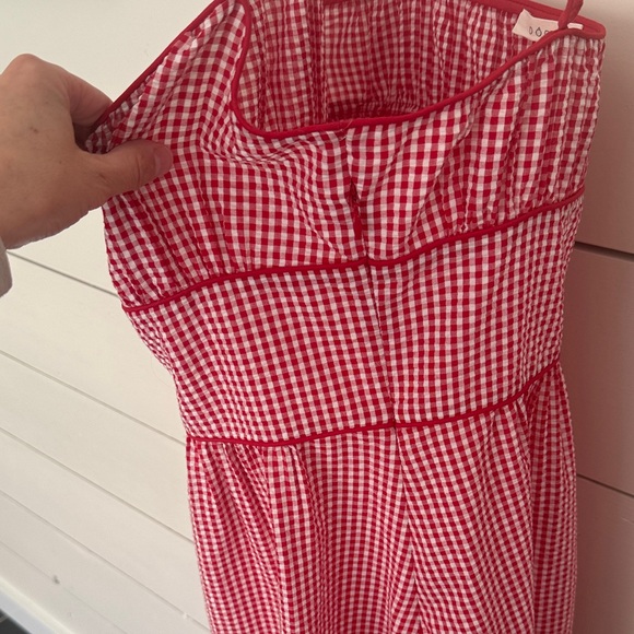 Doen Red Gingham Dress - Picture 4 of 4